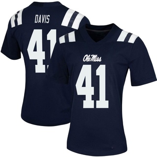 Best Seller NCAA Jerseys Ole Miss Rebels Caden Davis Jersey #41 Untouchable College Football 2023 White